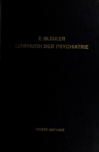 Cover for Lehrbuch der Psychiatrie