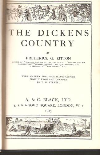 Cover for The Dickens Country.