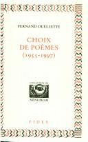 Cover for Choix de poèmes, 1955-1997