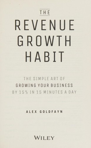 Cover for The revenue growth habit