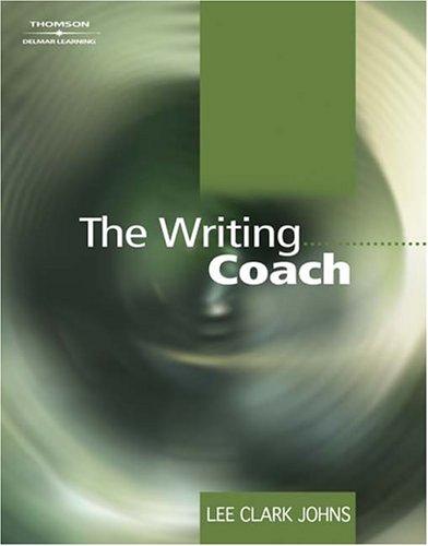 Cover for The writing coach