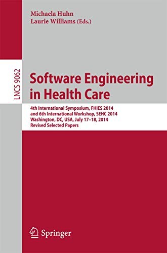 Cover for Software Engineering in Health Care