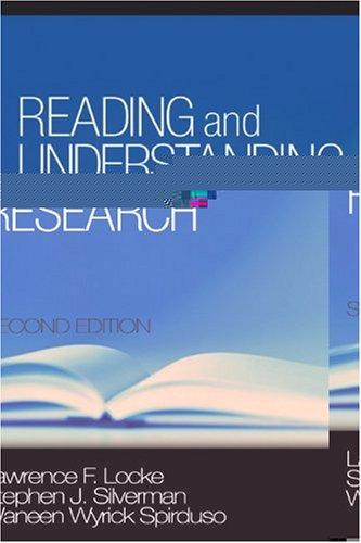 Cover for Reading and understanding research