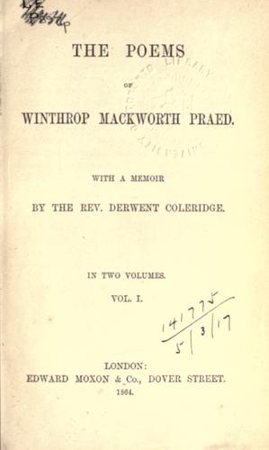 Cover for Poems