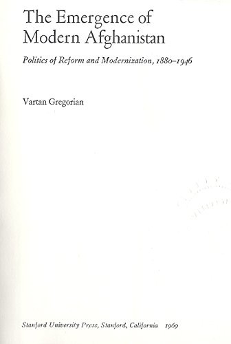 Cover for The emergence of modern Afghanistan