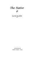 Cover for The native