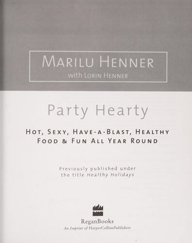 Cover for Party hearty