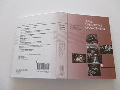 Cover for Service operations management