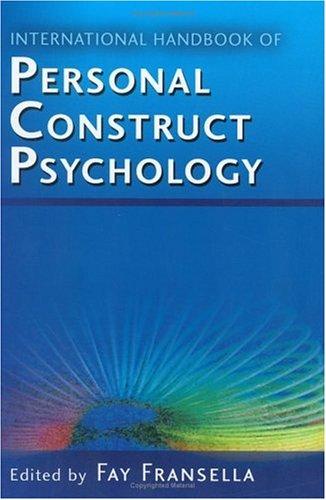 Cover for International Handbook of Personal Construct Psychology