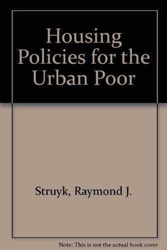 Cover for Housing policies for the urban poor