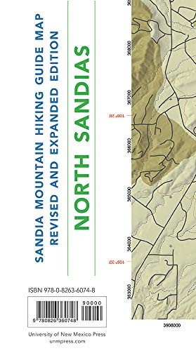 Cover for Sandia Mountain Hiking Guide Map, Revised and Expanded Edition