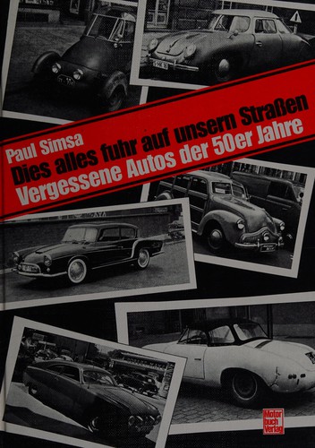 Cover for Dies alles fuhr auf unsern Strassen