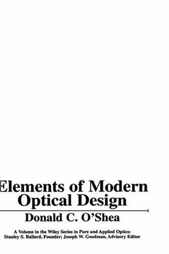 Cover for Elements of modern optical design