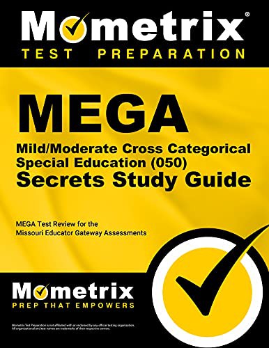 Cover for MEGA Mild/Moderate Cross Categorical Special Education  Secrets Study Guide