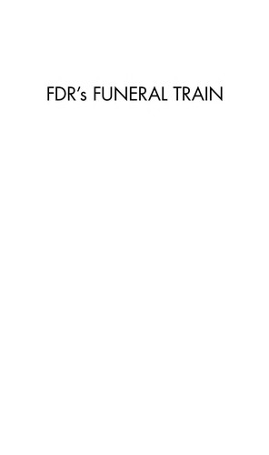 Cover for FDR's funeral train
