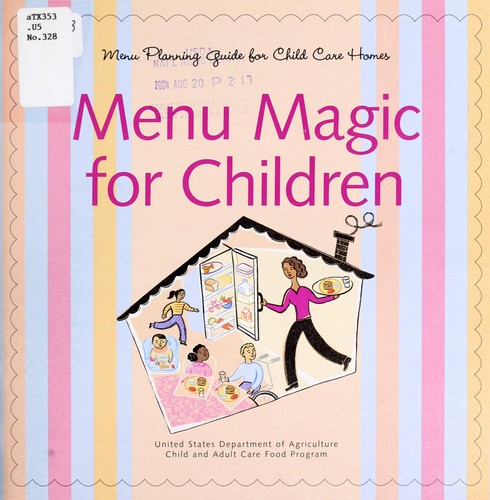 Cover for Menu magic for children