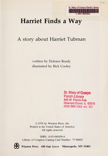 Cover for Harriet Finds a Way