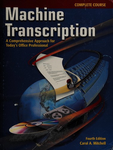 Cover for Machine transcription