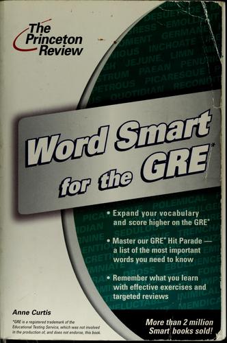 Cover for Word smart for the GRE