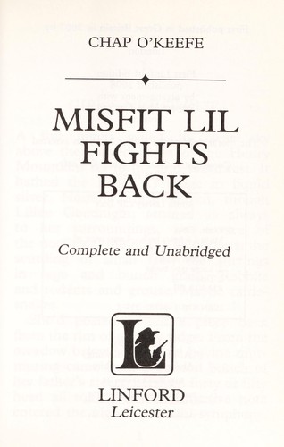 Cover for Misfit Lil fights back