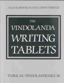 Cover for The Vindolanda writing-tablets =