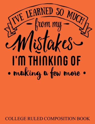 Cover for College Ruled Composition Book Orange