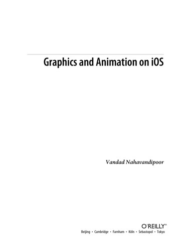 Cover for Graphics and animation on iOS