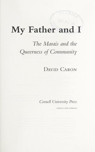Cover for My father and I