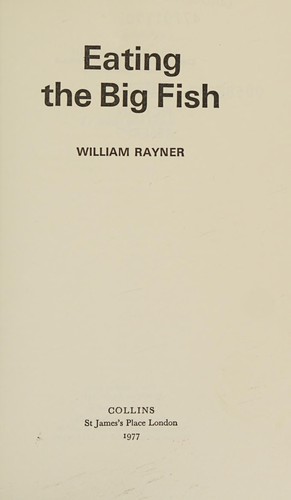 Cover for Eating the big fish
