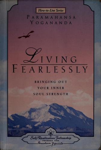 Cover for Living fearlessly