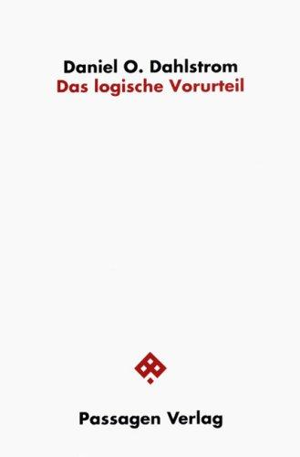Cover for Das logische Vorurteil