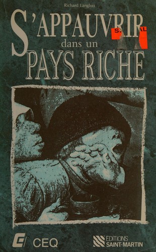 Cover for S'appauvrir dans un pays riche