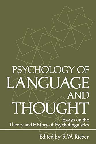 Cover for Psychology of Language and Thought
