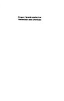 Cover for Power semiconductor materials and devices
