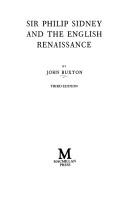 Cover for Sir Philip Sidney and the English Renaissance