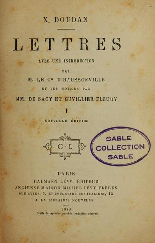 Cover for Lettres