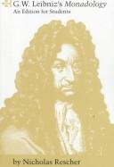 Cover for G.W. Leibniz's Monadology