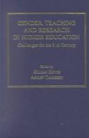 Cover for Gender, teaching and research in higher education
