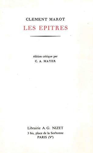 Cover for Epitres