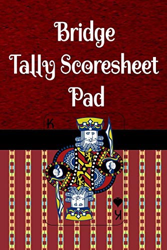 Cover for Bridge Tally Scoresheet Pad