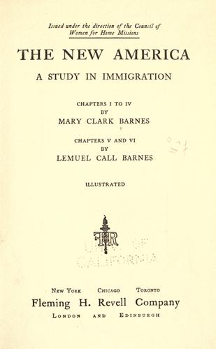 Cover for The new American