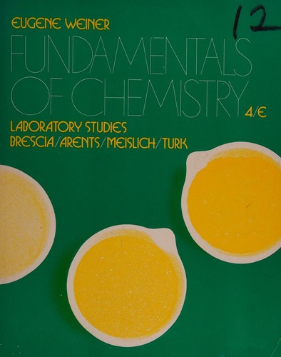 Cover for Fundamentals of Chemistry.