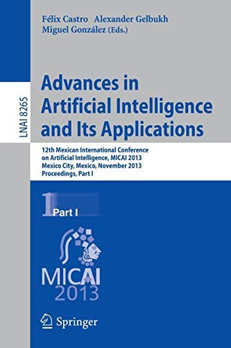 Cover for Advances in Artificial Intelligence and Its Applications