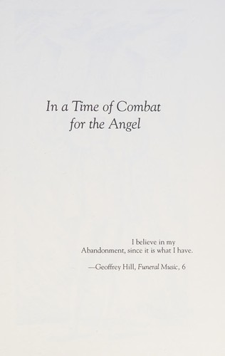 Cover for In a time of combat for the angel