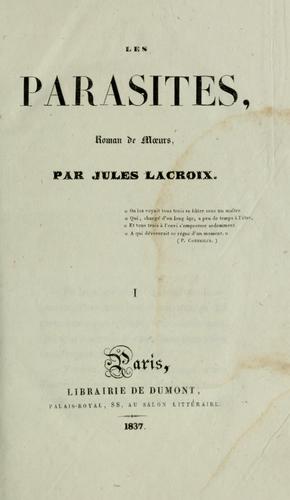 Cover for Les parasites