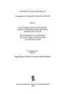 Cover for Kultureller Austausch und Literaturgeschichte im Mittelalter