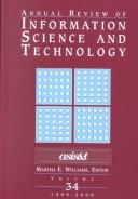 Cover for Annual Review of Information Science and Technology 2000