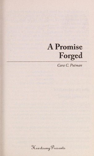 Cover for A promise forged