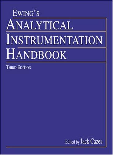 Cover for Ewing's analytical instrumentation handbook.