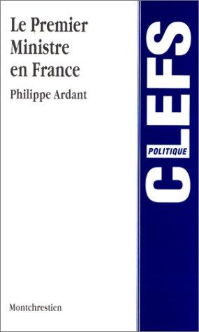 Cover for Le premier ministre en France